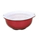 thumbnail image 1 of Coladores de cocina, cuenco, frutas, verduras, cesta de lavado, cesta de almacenamiento de alimentos, colador de alimentos, cocina, fruta, cesta de dr , Rojo, 1 of 8