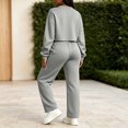 thumbnail image 5 of KyCheLot Women's Sweatsuits Oversized 2 Piece Outfits Long Sleeve Pullover Tops and Sweatpants Casual Set, 5 of 9