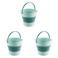 thumbnail image 2 of Cubo Plegable 5/10 L Cubo Lavado Ligero para Lavado Coches Al Aire Libre (verde 5 L), 2 of 5