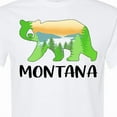 thumbnail image 4 of Inktastic Montana Lake and Trees in Bear Silhouette T-Shirt, 4 of 5