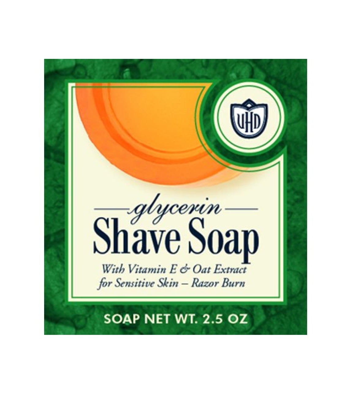 Van Der Hagen Glycerin Shave Soap, 2.5 oz