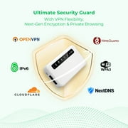GL-XE300 Global 4G LTE Router Bundle with EIOTCLUB year data plan, 5000mAh Battery, for Europe and the Americas