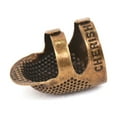thumbnail image 4 of 2pcs Adjustable Thimble Household Sewing Knitting DIY Adjustable Thimble Tools Quilting Craft Brass Metal Thimble, 4 of 6