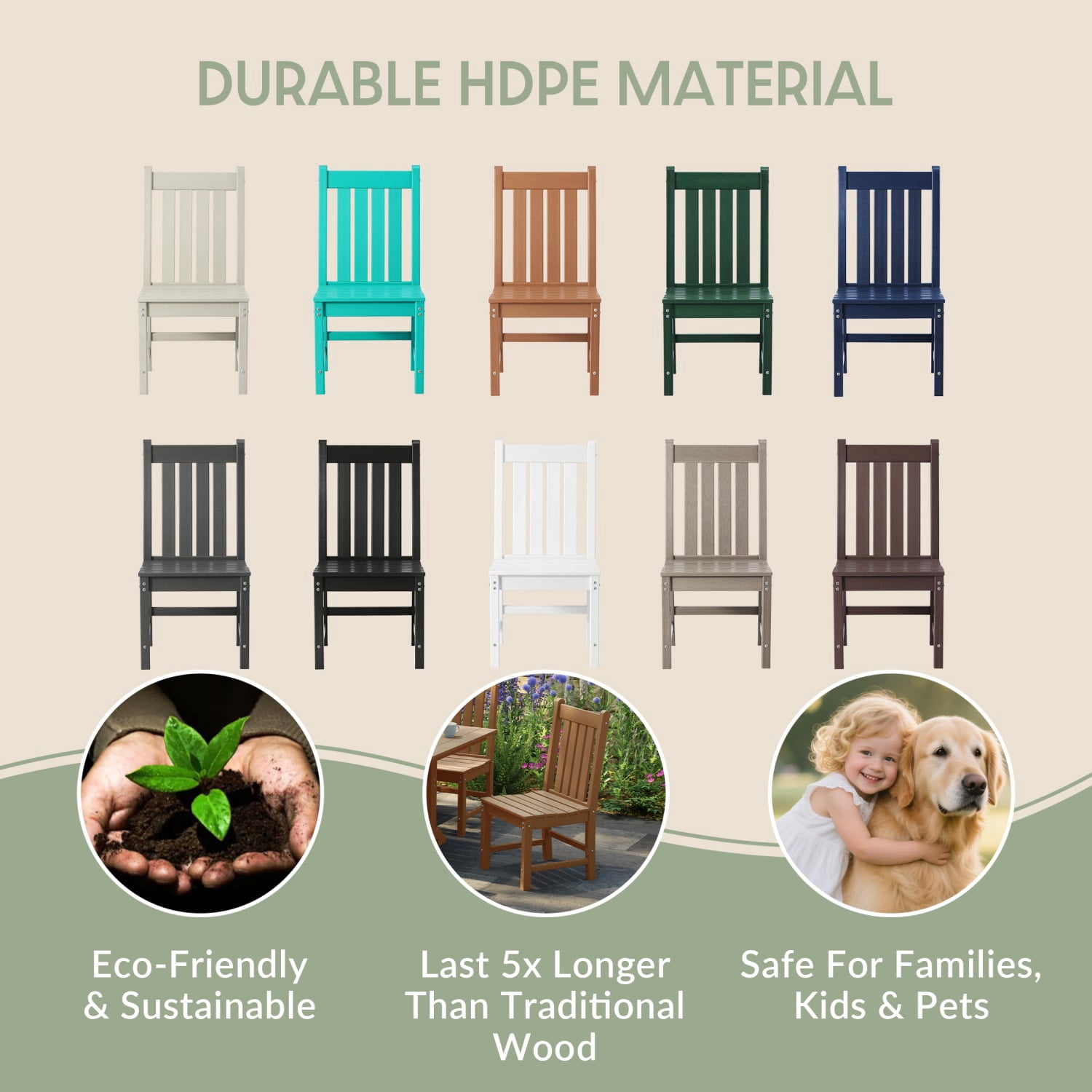 WestinTrends Malibu Outdoor Patio Dining Chair, Teak
