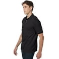 thumbnail image 4 of Hanes EcoSmart Men's Polo Shirt (Big & Tall Sizes Available) Black 2XL, 4 of 5