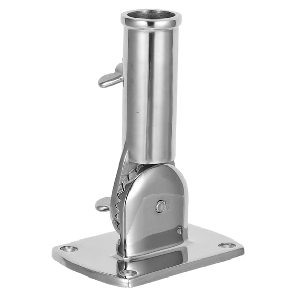DEEPCRAFF Outdoor Flagpole Mount Base with 180 Degree Adjustable Swivel for Flag Poles
