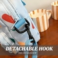thumbnail image 5 of CHAOYUNYI Cute Bag Heart Print Backpack Adjustable Shoulder Straps Compact Size for School Students，Travel，Daily Use, 5 of 7