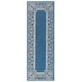 thumbnail image 3 of Safavieh Courtyard Cooper Botanical Indoor/Outdoor Runner Rug, Blue/Natural, 2'3" x 14', 3 of 10