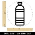 thumbnail image 2 of Water Bottle Icon Self-Inking Rubber Stamp Ink Stamper - Red Ink - Medium 1 Inch, 2 of 7
