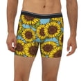 thumbnail image 6 of Sigee Sunflowers for Men's Boxer Briefs,Moisture Wicking and Breathable Medium, 6 of 9