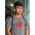 thumbnail image 2 of Canadian Flag T-Shirt Canada Pride Maple Leaf Vintage Graphic Tee Top, 2 of 9