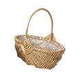 thumbnail image 6 of Niceauty 1Pc Handwoven Khaki Wood Vegetable Basket for Food and Home Use, 6 of 8
