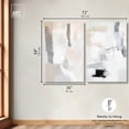 thumbnail image 5 of Softened Echoes Set Canvas Set of 2 Neutral Art by Art Remedy, Gallery Wrapped, 36 x 54, 5 of 6