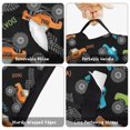 thumbnail image 6 of Monster Cartoon Truck Black Pattern Teens Toddler Nap Mat with Pillow, Sleeping Mat Bag for Preschool Daycare 50"x20", 6 of 6