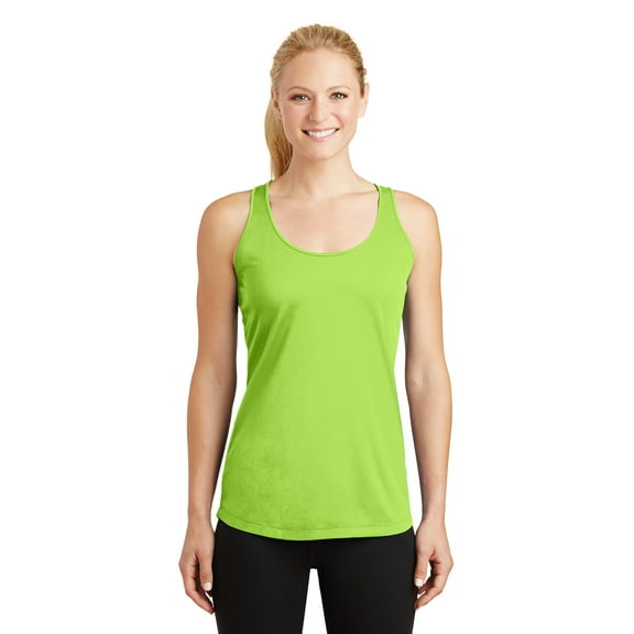 Sport-Tek Ladies Posicharge Competitor Racerback Tank Lst356 - Lime Shock - 4XL
