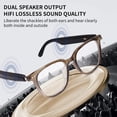 thumbnail image 2 of Gafas de sol inteligentes con audio Bluetooth, altavoces estéreo duales, lentes fotocromáticas, control táctil y de voz, resistencia IPX5, carga magnética rápida, 2 of 6