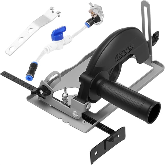 Angle Grinder Stand, 45° Adjustable Angle Grinder Holder Accessories Cover, 0-40mm Cutting Depth, Cutting Bracket,1 x Angle Grinder Cutting Stand 1 x Wrench 1 x Joint
