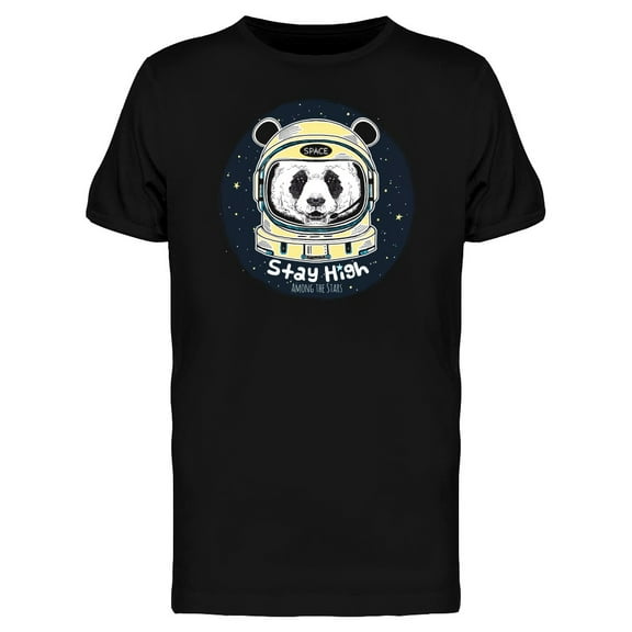 Panda Astronaut T-Shirt Men -Image by Shutterstock, Male 3X-Large