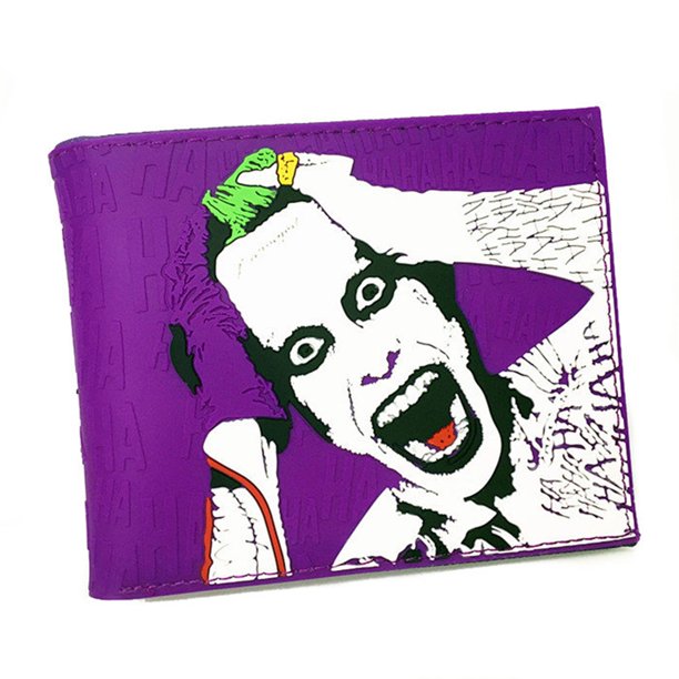 Superheroes Dc Joker Suicide Squad Scream Pvc Mens Boys Wallet W Gift Box By Superheroes Walmart Com Walmart Com