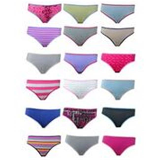 YAL 12PANTIS 100 Percent Combed Cotton Cute HighCut Panties Small 12 Pairs