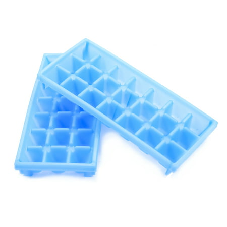 Camco Stackable Miniature Ice Cube Tray for Mini Fridges, RV/Marine Freezers, Dorm Freezers and Small Freezers, (2 Pack) (Best Ice Trays For Cocktails)