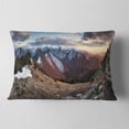 thumbnail image 2 of Designart Layers of Foggy Hills Panorama - Landscape Printed Throw Pillow - 12x20, 2 of 5