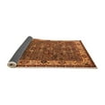 thumbnail image 2 of Ahgly Company Indoor Square Oriental Orange Industrial Area Rugs, 4' Square, 2 of 4
