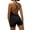 Black, variant on Backless Jumpsuits for Women Crossback Straps Gym Hollowed Out Breathable Jumpsuit Fitness Yoga Sports Black M