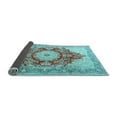 thumbnail image 2 of Ahgly Company Indoor Rectangle Persian Light Blue Traditional Area Rugs, 4' x 6', 2 of 4