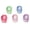 C, variant on Initial Beads, Alphabet Letter Spacers, 0.8x0.7 Inch Large Hole Crystal, Acrylic Bubble Charm, for Thick Cord Projects Custom Handcrafts, 5Pcs, Initial Letter K, LLLDMXY