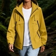 thumbnail image 5 of Warop Womans Windbreaker Jacket, Stand Collar Long Sleeve Waterproof Coat, Hiking Travel Outdoor Workwear for Fall, 5 of 9