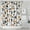 Halloween Gravestones Ghosts, variant on Halloween Happy Halloween Pumpkins and Spiders Shower Curtain 72"x72" ,Bathroom Decorative Shower Curtains Set with 12 Hooks,Modern Waterproof Washable Shower Curtain