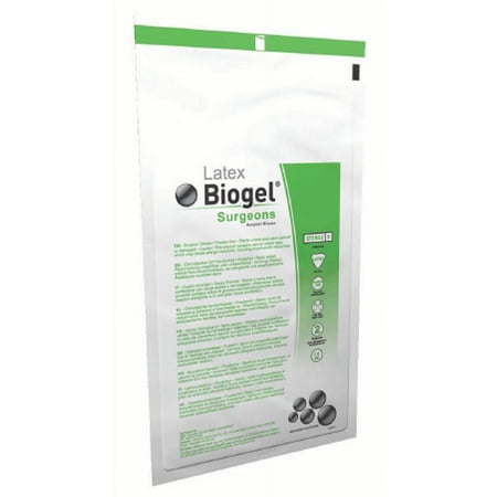 Surgical Glove Biogel Surgeons Sterile Powder Free Latex Hand Specific MicroTextured Straw Not Chemo Approved Size 7 (50/BX)