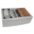 thumbnail image 1 of Ruvati Rvh9301 Apron Front 16 Gauge 36"" Kitchen Double Bowl Sink Stainless Steel, 1 of 4