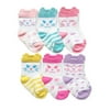 Jefferies Socks Baby Girls Non-Skid 3D Ears Cat Socks, 6-Pack