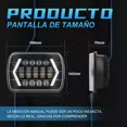 thumbnail image 3 of Par Faros 5x7 Cuadrado Jeep Cheroke Nissan Toyota D21 Yj Xj, 3 of 8