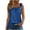 Navy, variant on ZQUUVOU Tank Top For Women Solid Color Camisole Loose Tops (Khaki,L)