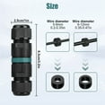 thumbnail image 4 of 4PCS 2 Way 3 Pole Junction Box IP68 Outdoor Waterproof Electrical Cable Connector Ø5-12 mm, 4 of 7