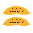 thumbnail image 3 of MGP 4 Caliper Covers Engraved Front & Rear Denali Yellow finish black ch Fits select: 2015-2019 GMC YUKON DENALI, 2015-2018 GMC YUKON XL DENALI, 3 of 6