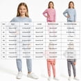 thumbnail image 3 of masbird Girls Boys Print Pajamas 2 Pieces Long Sleeve Jammies Set Toddler Pjs Fall Winter Sleepwear 6-12 Months 12-24 Months 2t 3t 4t 5t 6t 7t 8t 9t Children(Purple,2-3 Y), 3 of 5