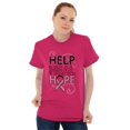 thumbnail image 5 of Help Heal Hope Breast Cancer Aware Women's Graphic T Shirt Tees Brisco Brands X, 5 of 6
