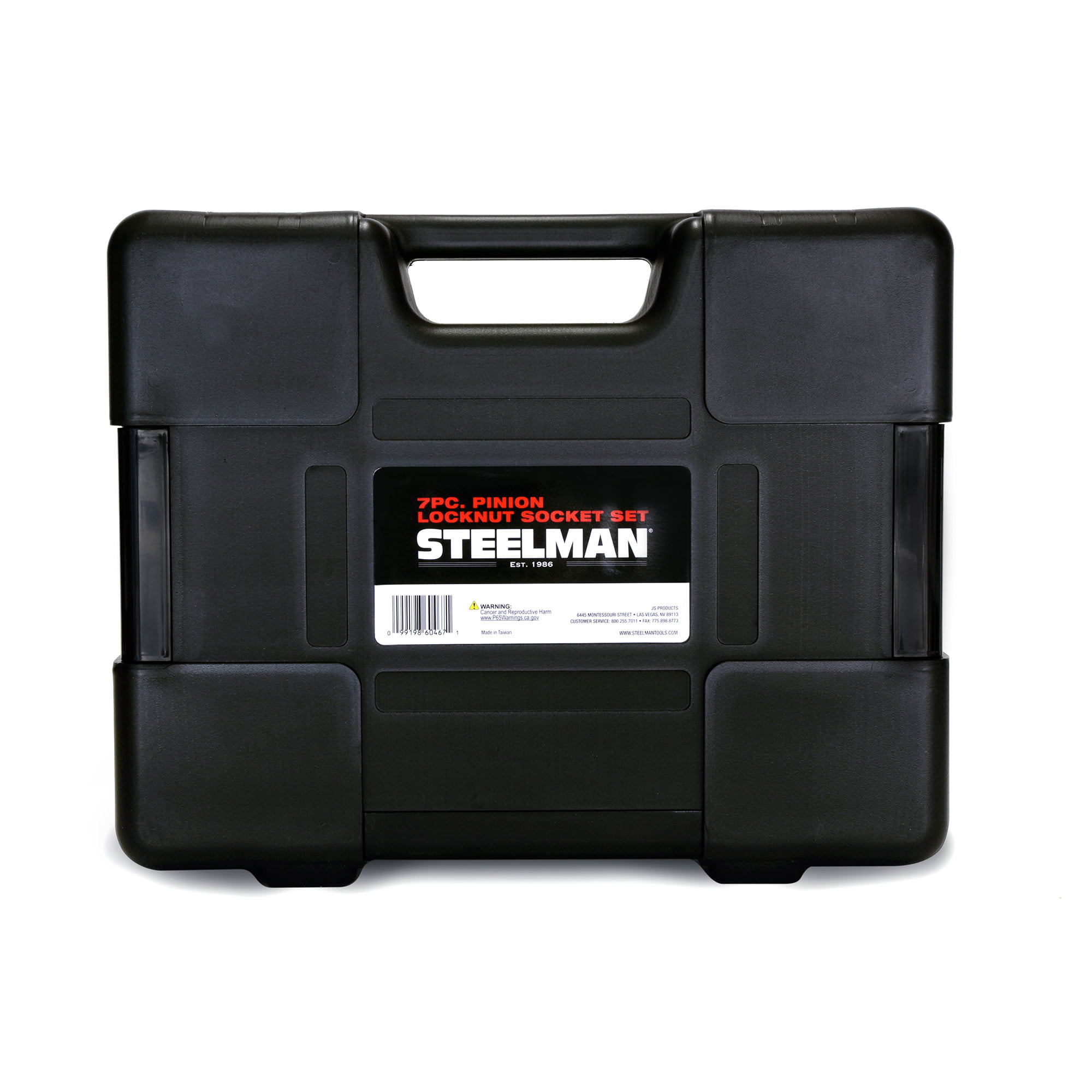 Durable Corrosion-Resistant Steel Steelman 3/4-Inch Drive x 2-1/4-Inch 6-Point Truck Pinion Locknut Impact Socket 