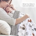 thumbnail image 2 of Baby Blanket for Boys Girls Soft Plush Minky Blanket with Double Layer Dotted Backing for Toddler with Forest Foxes Multicolor Printed 30 x 40 Inch(75x100cm), 2 of 8