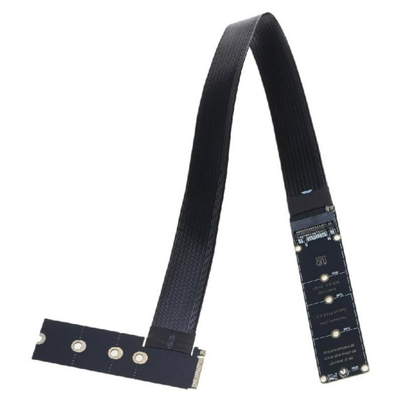 LIANXUE M.2 NVMe PCIe 4.0 Extender Risers Adapter Cable 2230 2242 2260 2280 M.2 NVMe Solid States Drives
