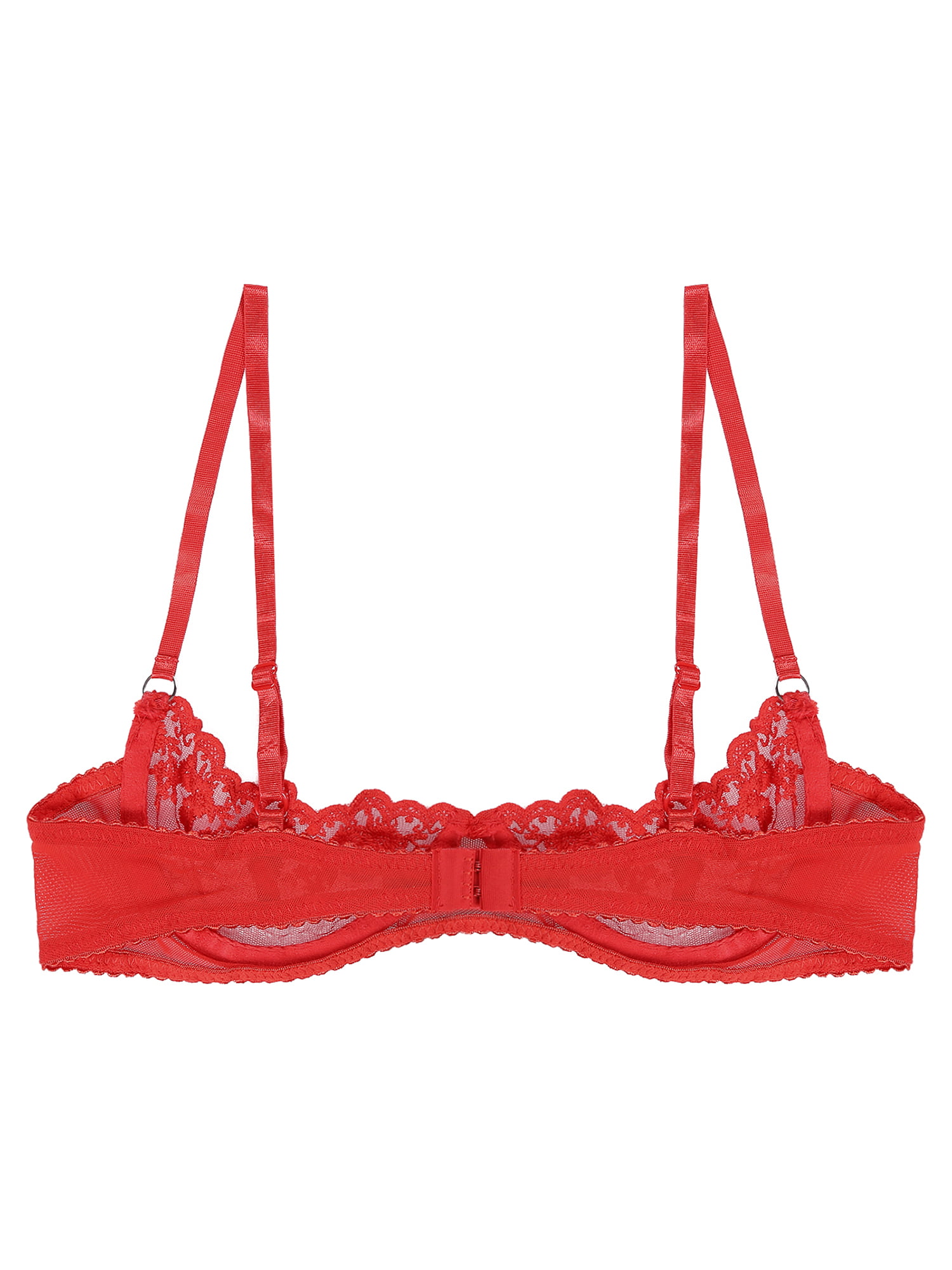 Buy Bra with Open Nipple in One Size and Plus Size in Black, Red or White  Online at desertcartIsrael