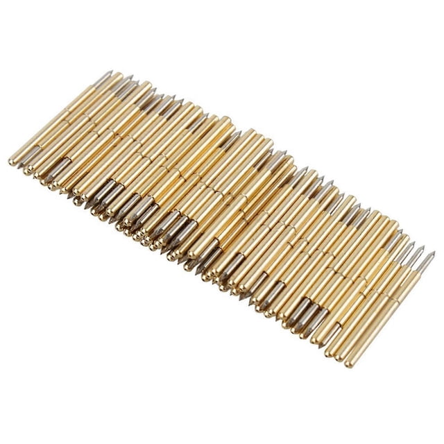 Spring Test Probe Pogo Pin 100pcs Round Connector 3A P50-J1 P50-B1 P75-B1 P75-E2 P100-E2
