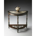 thumbnail image 2 of Butler Specialty Metalworks Fossil Stone Demilune Console Table, 2 of 5