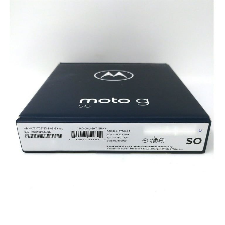 Motorola Moto G 5G Android Smartphone, 64GB Unlocked, 4GB RAM, XT2213-3, Moonlight Gray - Walmart.com Motorola Moto G 5G Android Smartphone, 64GB Unlocked, 4GB RAM, XT2213-3, Moonlight Gray - Walmart.com