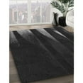 thumbnail image 3 of Ahgly Company Machine Washable Indoor Round Transitional Night Black Area Rugs, 4' Round, 3 of 7