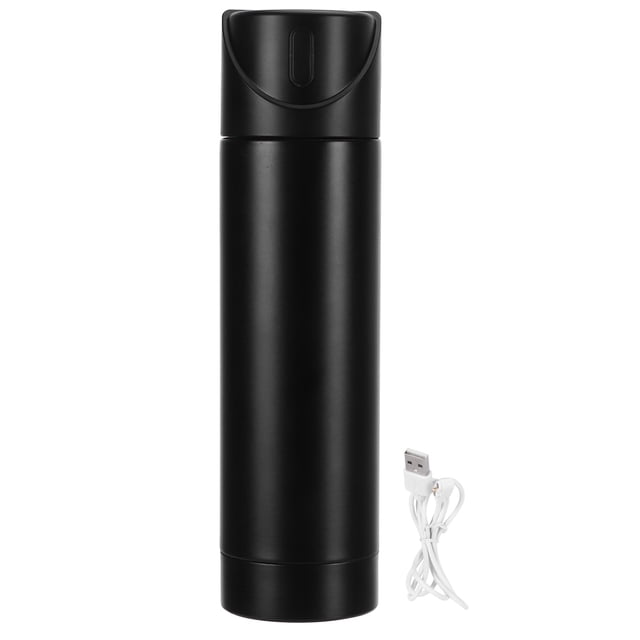 Botella de agua térmica inteligente de 440 ml con pantalla LED de temperatura y carga USB.